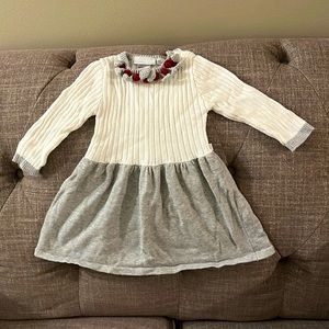 Baby Girl Holiday Sweater Dress